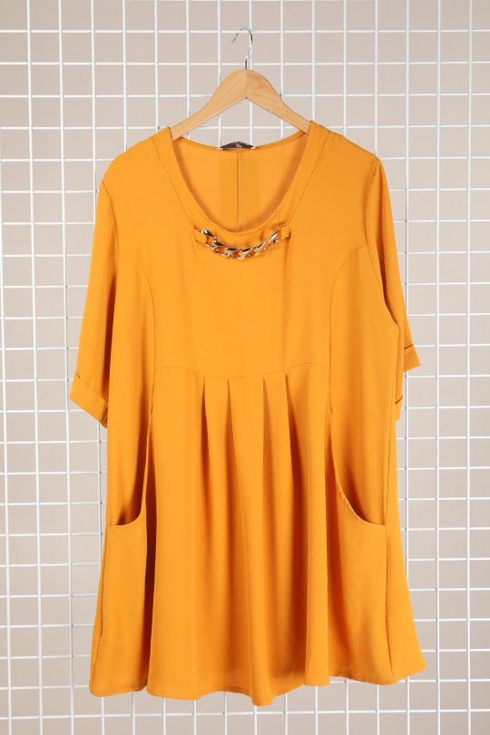 TUNIQUE MOUTARD 46/48