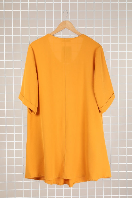 TUNIQUE MOUTARDE 46/48
