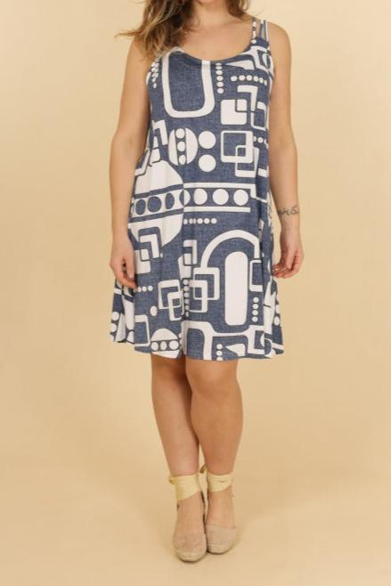 ***ROBE BLEU JEAN 58/60