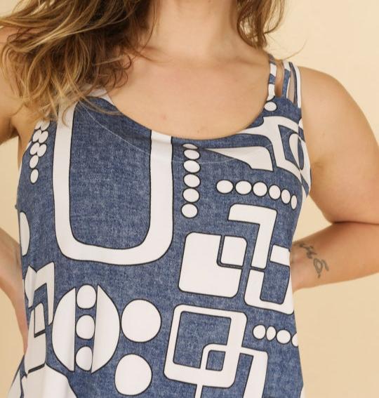 ***ROBE BLEU JEAN 58/60