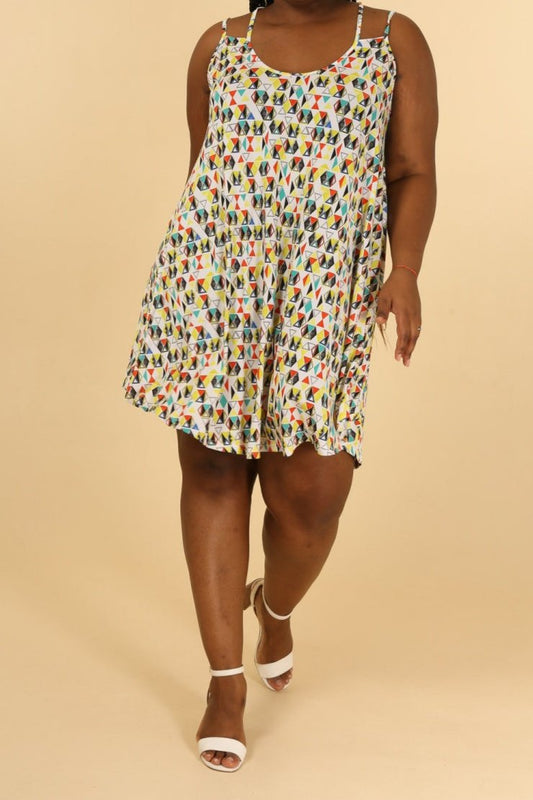 ROBE/TUNIQUE A BRETELLES 46/48