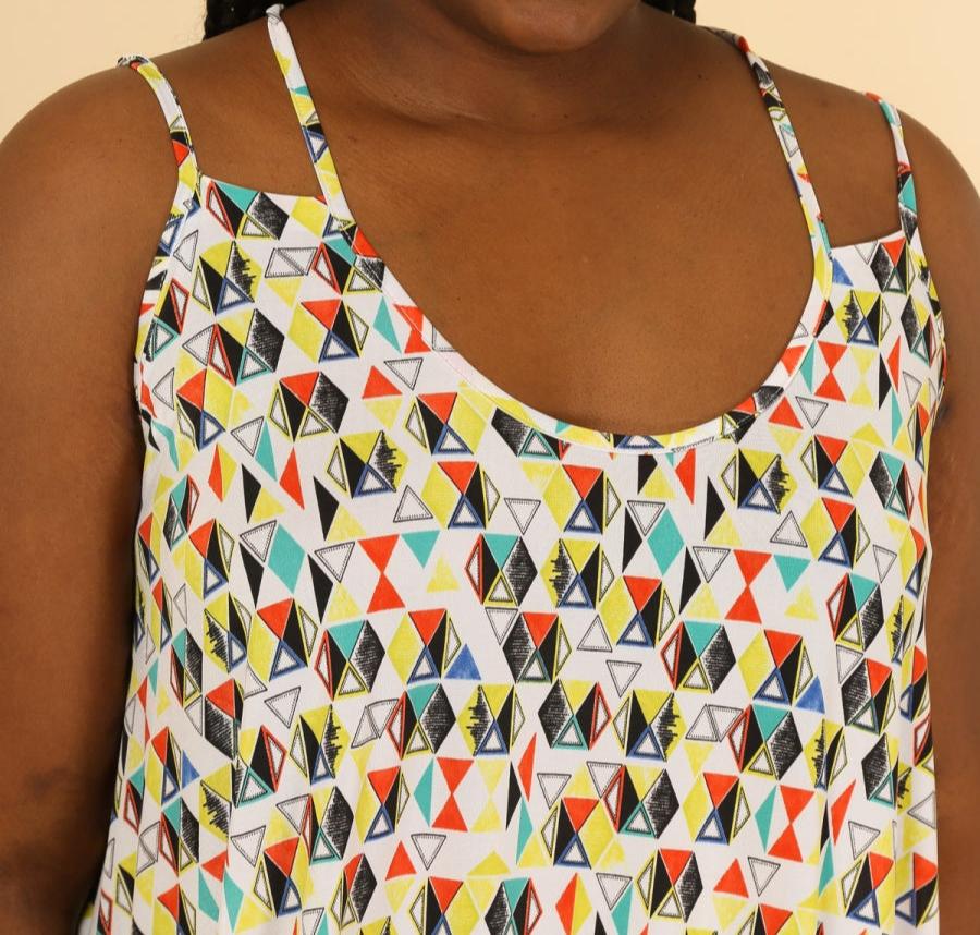 ROBE/TUNIQUE A BRETELLES 46/48