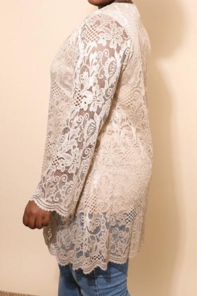 ROBE/TUNIQUE BEIGE ZIPPEE 50/52
