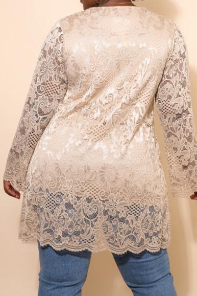 ROBE/TUNIQUE BEIGE ZIPPEE 50/52