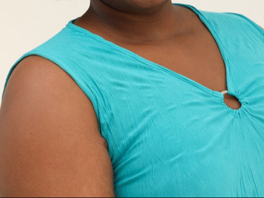 TUNIQUE SANS MANCHES VERT 46/48