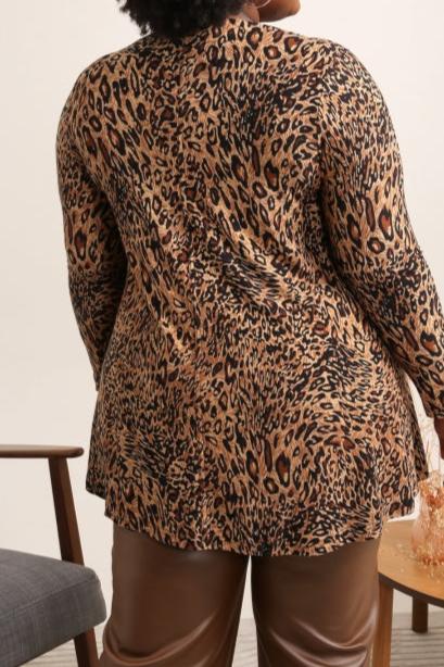 TUNIQUE IMPRIMEE LEOPARD 46/48