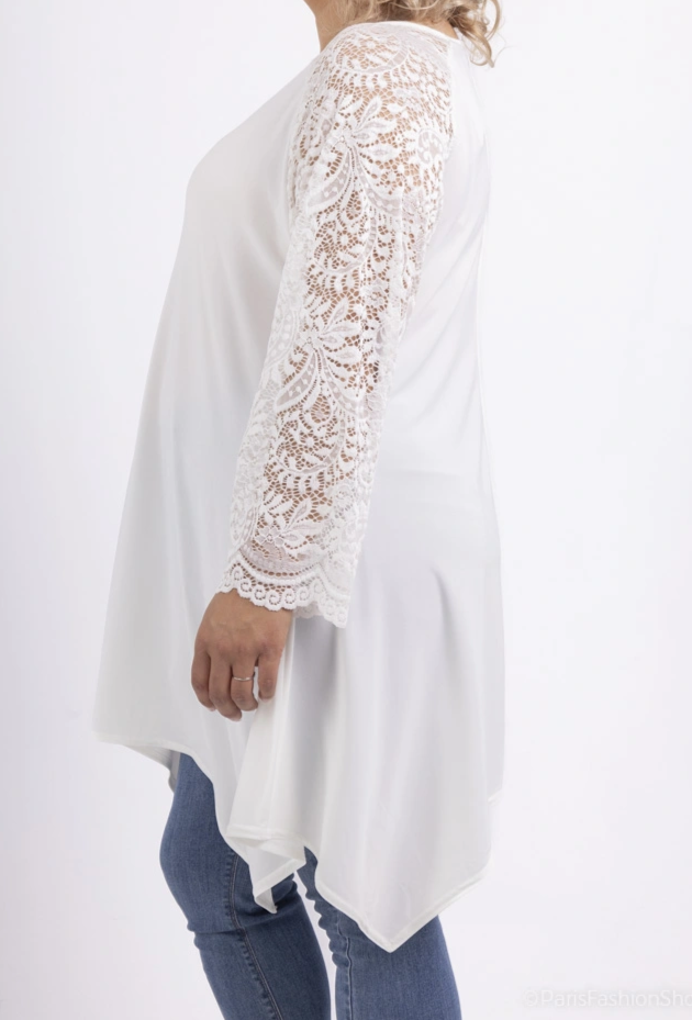 TUNIQUE BLANCHE 46/48