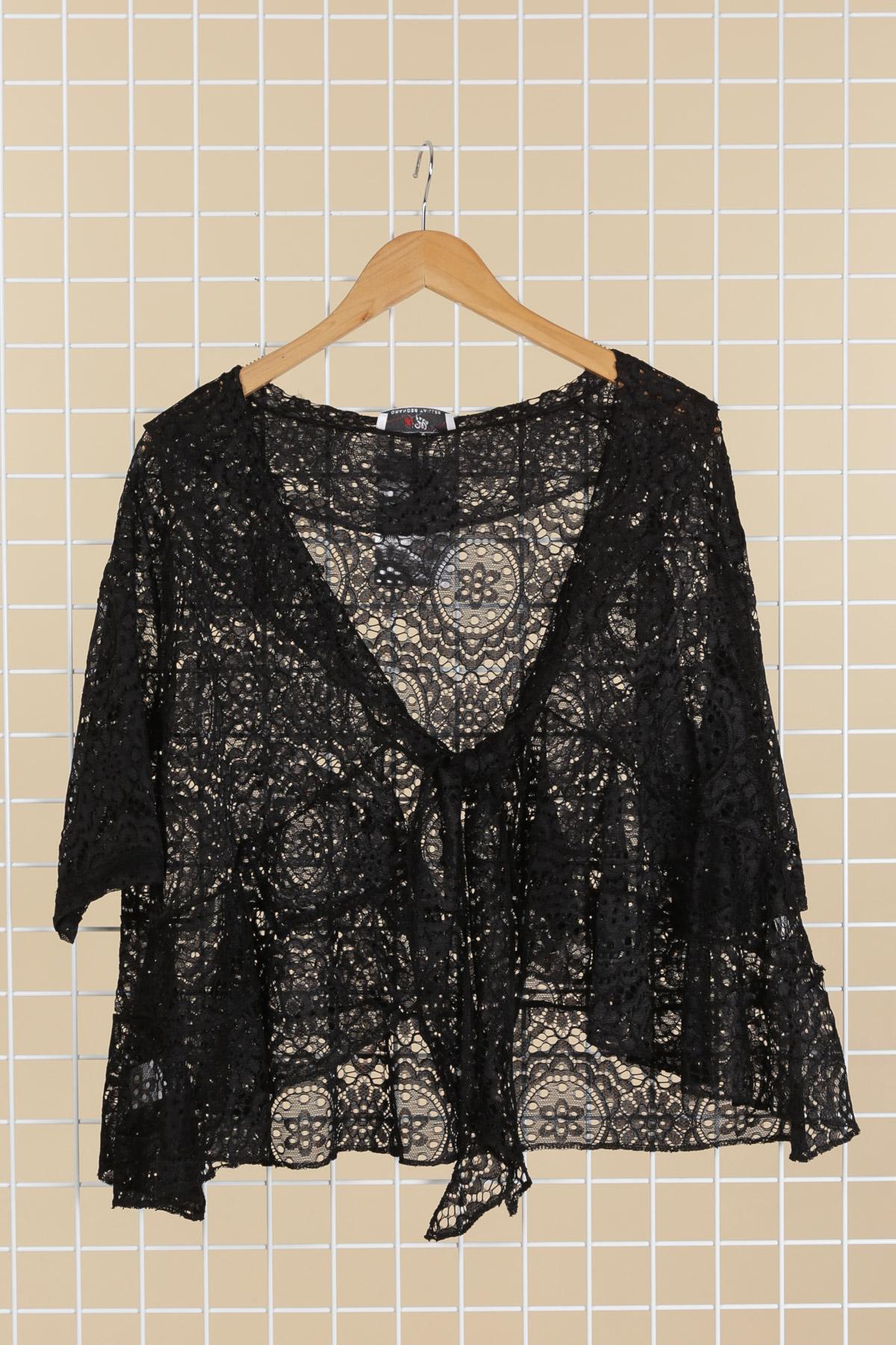 GILET COURT NOIR 58/60