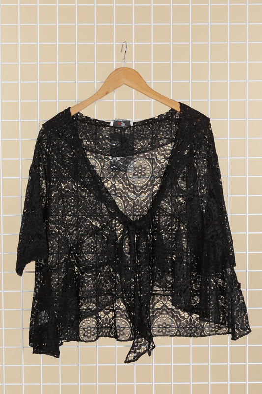 GILET COURT NOIR 58/60