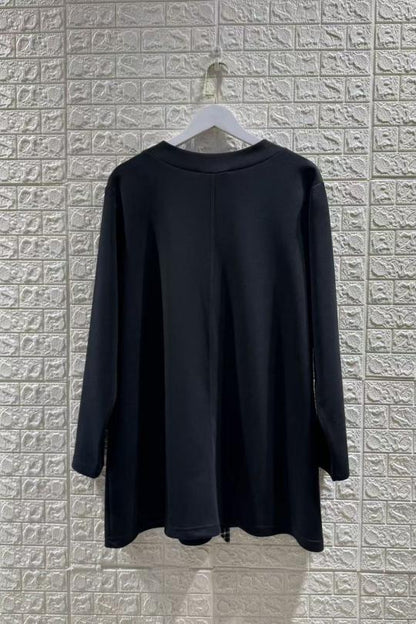 SWEAT SHIRT NOIR AVEC NOEUD TAILLE 54/56